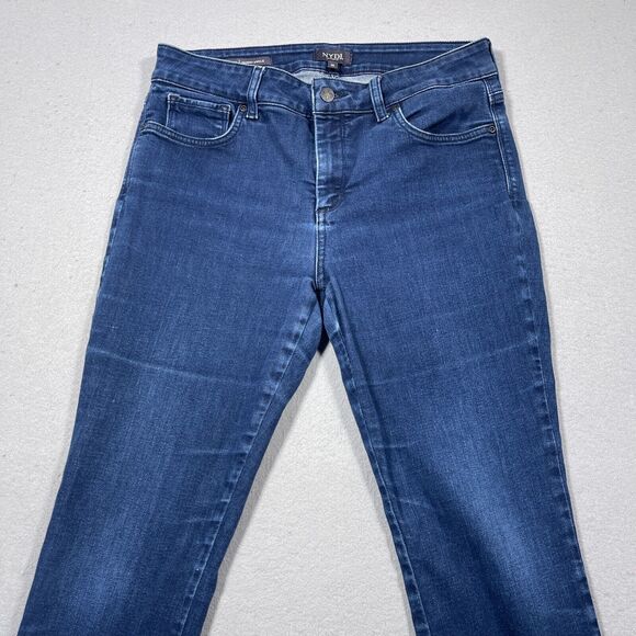 NYDJ Not Your Daughters Jeans Size 10 Womens Ami Ankle Mid Rise Blue Denim‎ - Picture 2 of 11